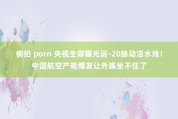 偷拍 porn 央视生僻曝光运-20脉动活水线！中国航空产能爆发让外媒坐不住了